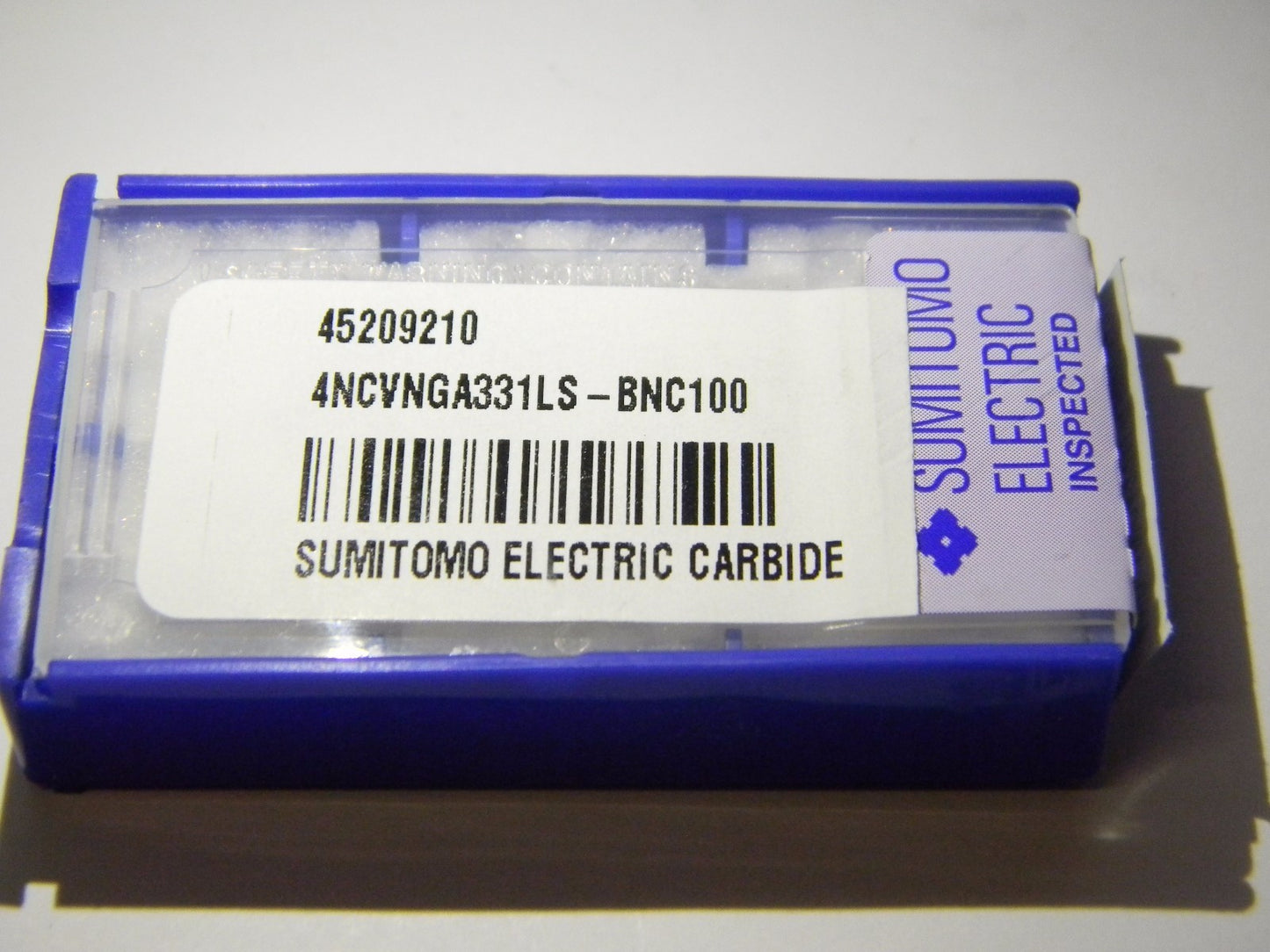 Sumitomo PCBN Turning Insert 4NCVNGA331LS Grade BNC100 45209210