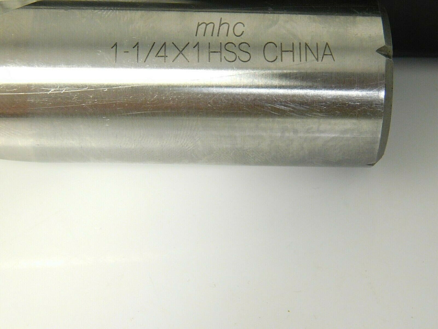 MHC Square End Mill HSS RH 1-1/4" Dia x 1" Shank Dia x 4-1/8" OAL