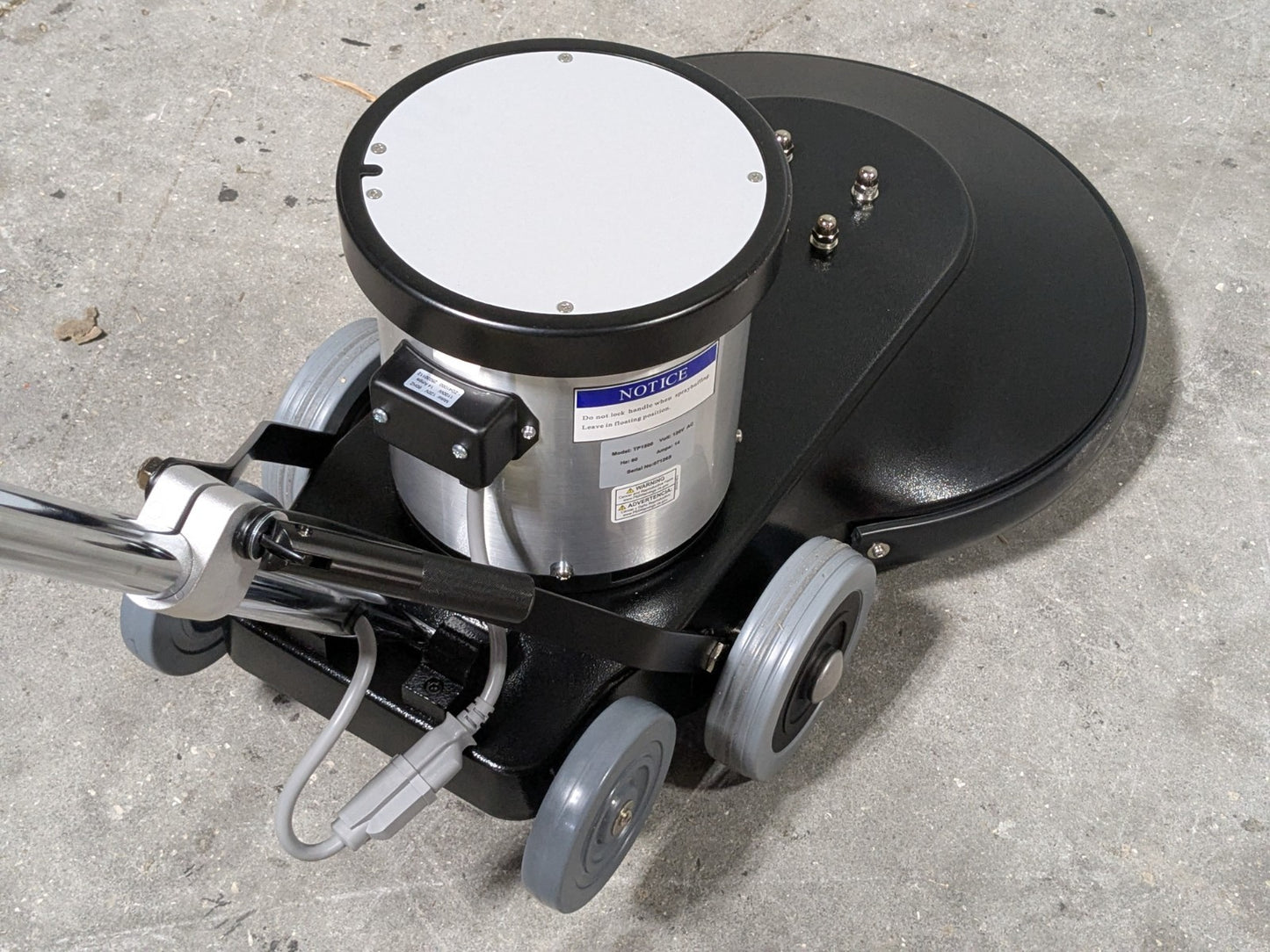 Task Pro 20" High Speed Electric Floor Burnisher 1.5 HP 1500 RPM 120v TP1500