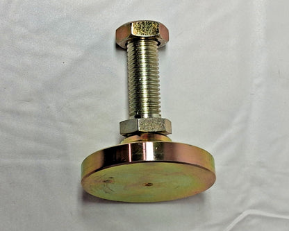 Gibraltar Studded Steel Pivotal Leveling Mount 3" Base Dia 7400 lb LC BSW-4Z-G
