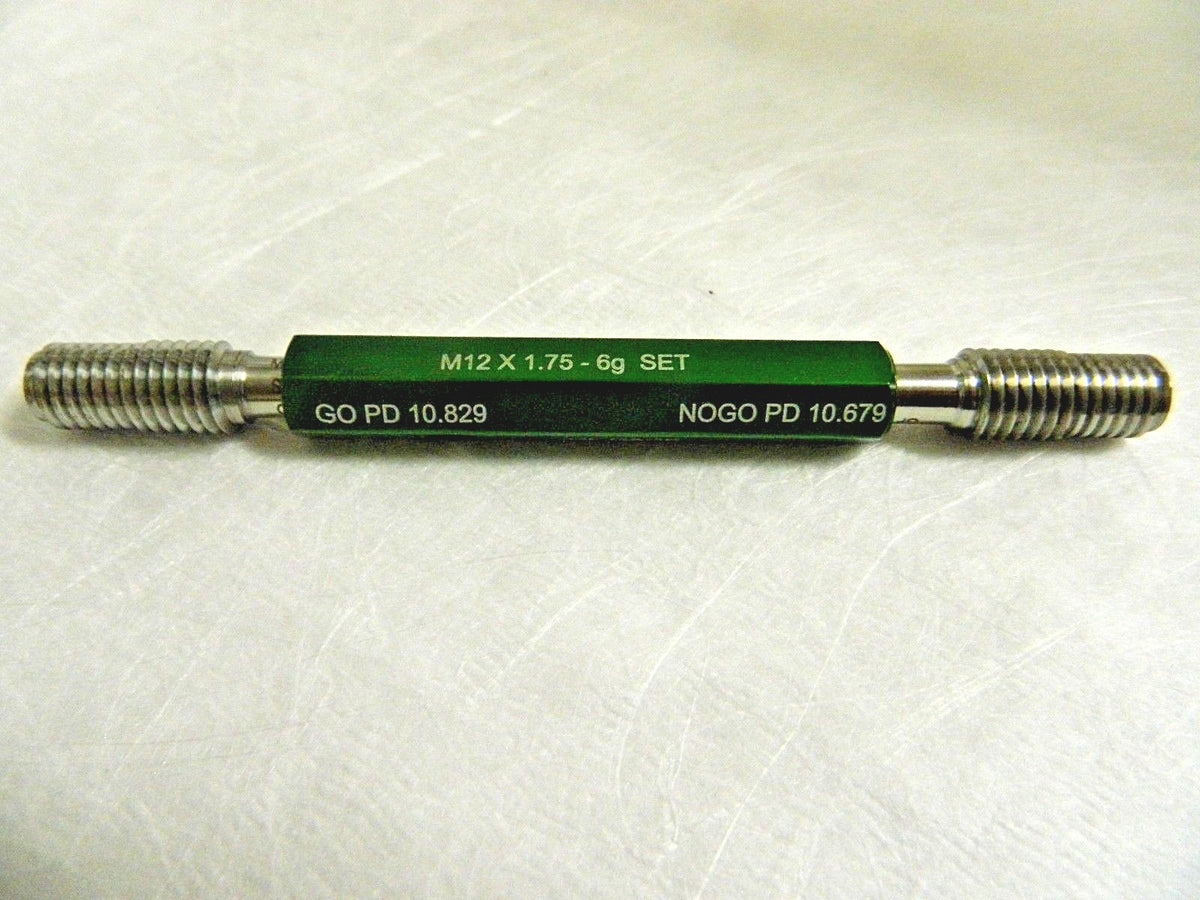 GF Gage Go/No Go Truncated Taperlock Thread Gage M12 x 1.75 6G S1201756GS
