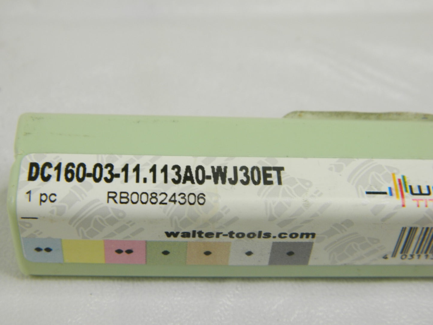 WALTER-TITEX Screw Machine Length Drill Bit DC160-03-11.113A0-WJ30ET 7377243