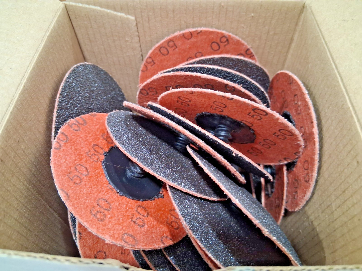 Norton Aluminum Oxide Quick-Change Discs QTY50 Type R 3" Dia 50 Grit 66623319029