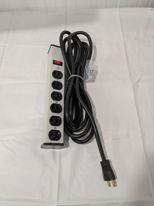 Legrand Multi-Outlet Power Unit 120V 20A 13-1/4"L, 6 Outlets 15' Cord ULB620-15