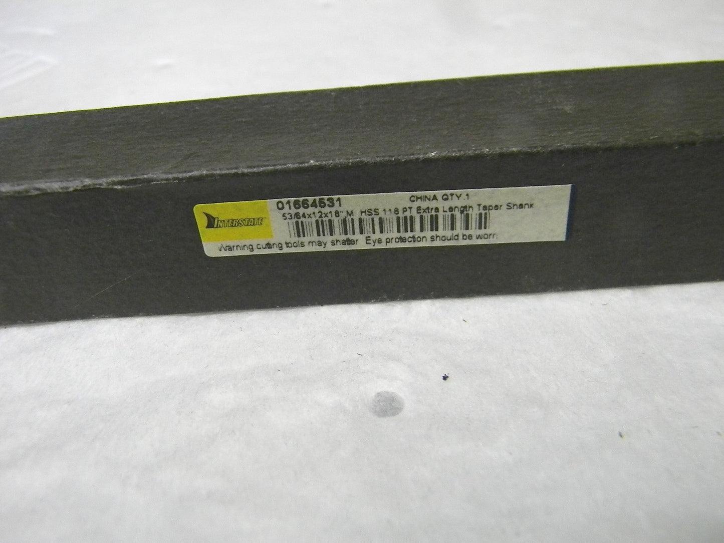 Interstate 3MT Taper Shank Drill Bit 53/64 HSS 118º PT RH 18 OAL 01664531