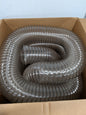 Hi-Tech Duravent Blower Duct Hose: 4-1/2" ID, 25' Long, Clear, PVC 202104502025