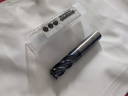 Accupro Roughing &amp; Finishing End Mill: 1/2" Dia, 4 Fl 12184992