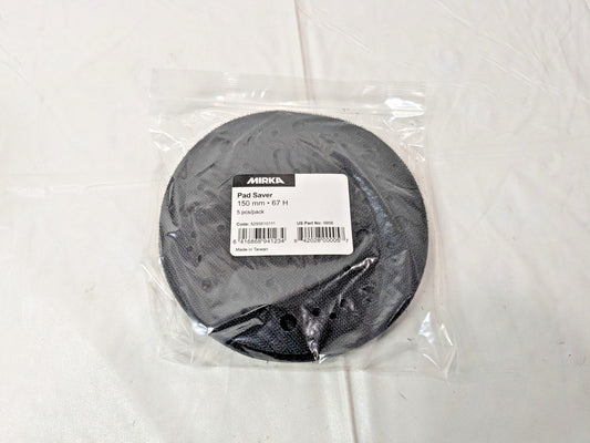 MIRKA Pad Savers 150 mm 67 Holes QTY 5 9956