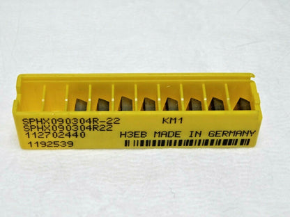 Kennametal Carbide Indexable Drill Inserts SPHX090304R22 Grade KM1 Qty 8 1192539