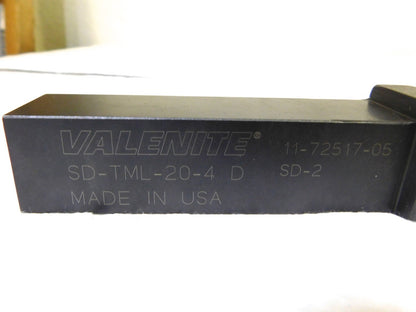Valenite Indexible Turning Toolholder 1-1/4 Shank Dia LH 5.5 OAL SD-TML-20-4 D