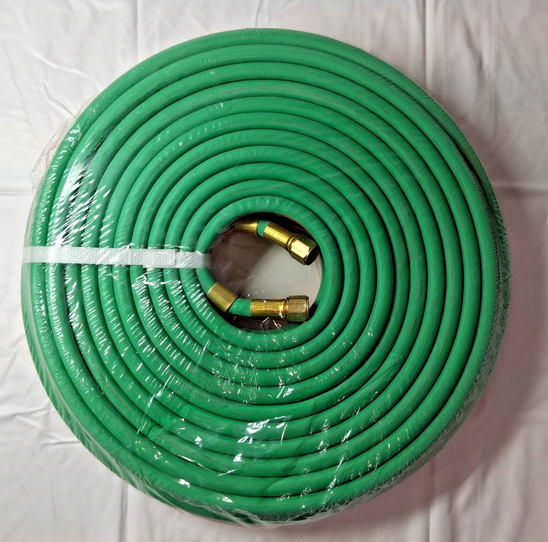 Parker EPDM Rubber Twin Line Welding Hose 1/4" ID 50' L B&B Fittings 7126NLF-600