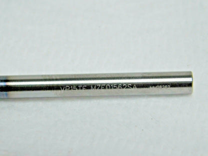 Mitsubishi Carbide Drill 0.1562" Diam x 2.188" OAL MZE01562SA VP15TF 1