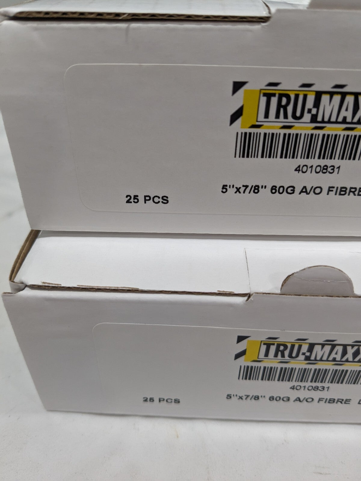 TRU-MAXX Fiber Disc: 5" Disc Dia, 7/8" Hole, Arbor Hole, 60 Grit Qty 5