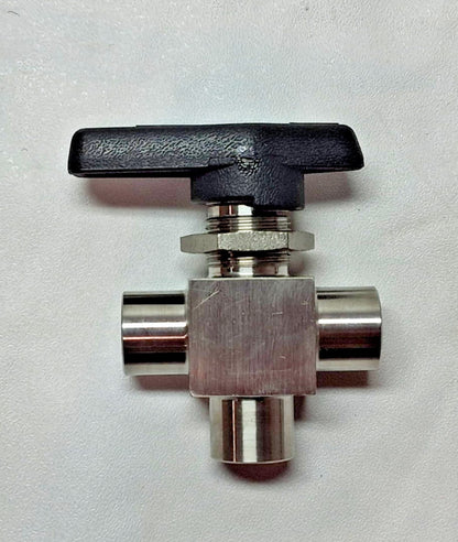 Parker 3-Way Manual Ball Valve 1/8" 2F-MB4XPFA-SSP