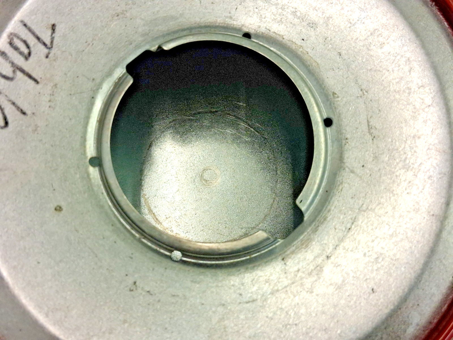 Justrite Steel Plunger Can 1 Quart 5-5/8" High x 7-1/4" Dia 10108