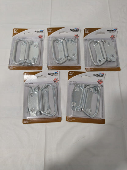 National 3-1/2" Small Box Chest/Door Handle With 4 Screws Box of 5 N117-002