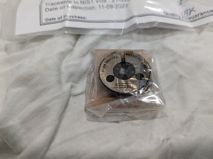 SPI Threaded Ring Gage: #3-48 Thread, Class 2A, no Go 23-123-3