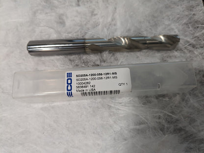 SECO Jobber Drill: 12.00 mm Dia, 140 deg Point, Solid Carbide 10004282