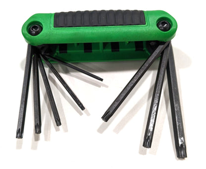 EKLIND 8pc Torx Key Set - Fold Up Handle - T8 to T40  25581