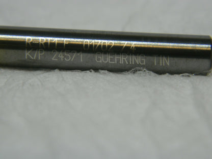 Guhring Screw Machine Length Drill Bit  0.2913" 140° Right Hand 01702-7.400