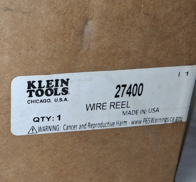 Klein Tools Tie Wire Cable Cord &amp; Cable Reel 27400