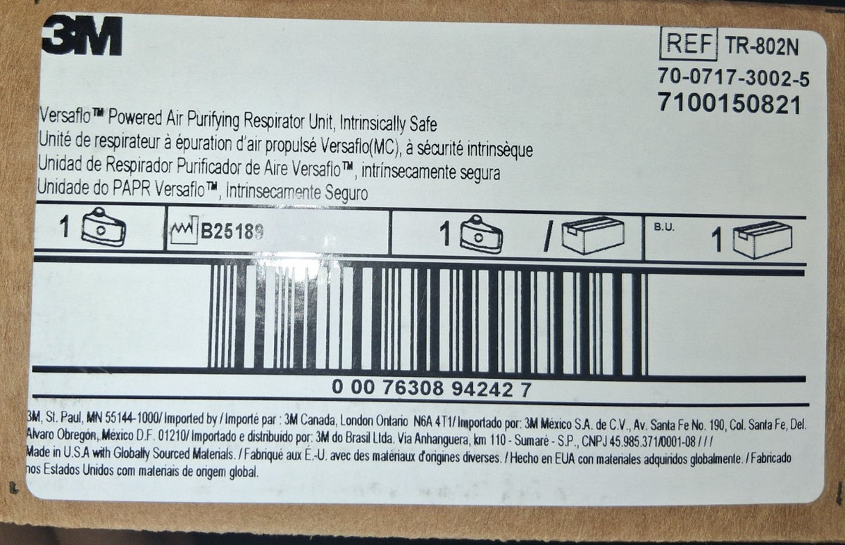3M Versaflo Easy Clean PAPR Systems Assembly TR-814N