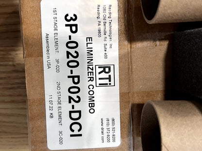 RTI Eliminizer 1/4" 20 SCFM Air Dryer/Filter Unit 3P-020-P02-DCI