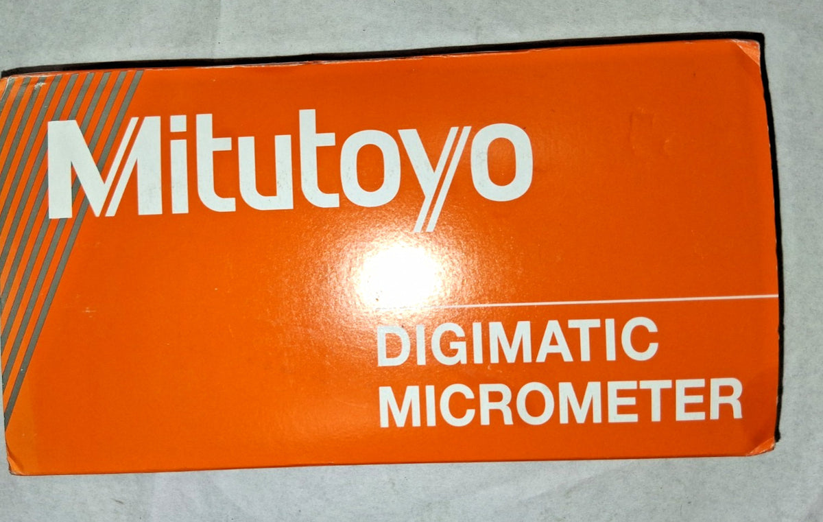 Mitutoyo Electronic Outside Micrometer 0.00 mm to 1" Carbide 293-340-30CAL