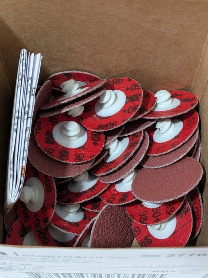 3M Quick-Change Disc: Roloc TR, 1-1/2" Dia, 60G Qty 50 7000045171