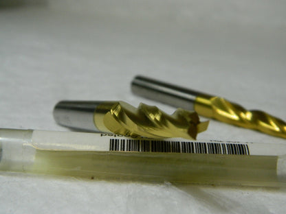Award HSS Tapered Sq End Mill 3º 1/4 Sm End 1.25 LOC 3.25 OAL Qty 2 M-405-TIN