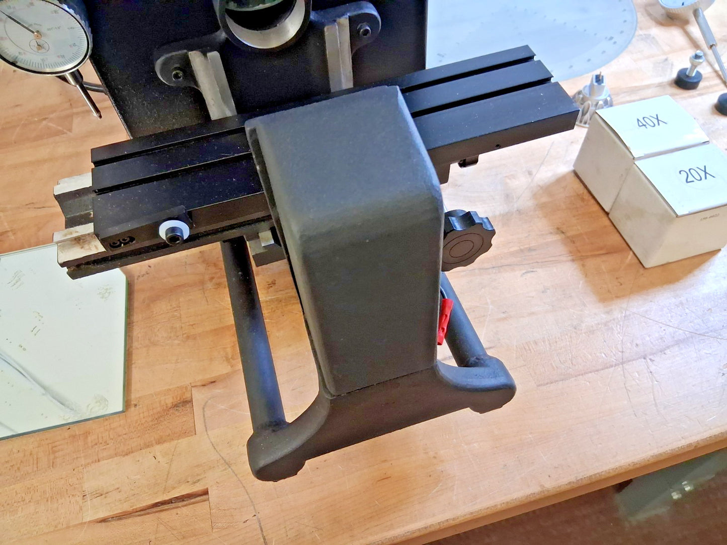 SPI Optical Comparator 12" Screen Dia FOR PARTS/REPAIR 10x20 12-526-0