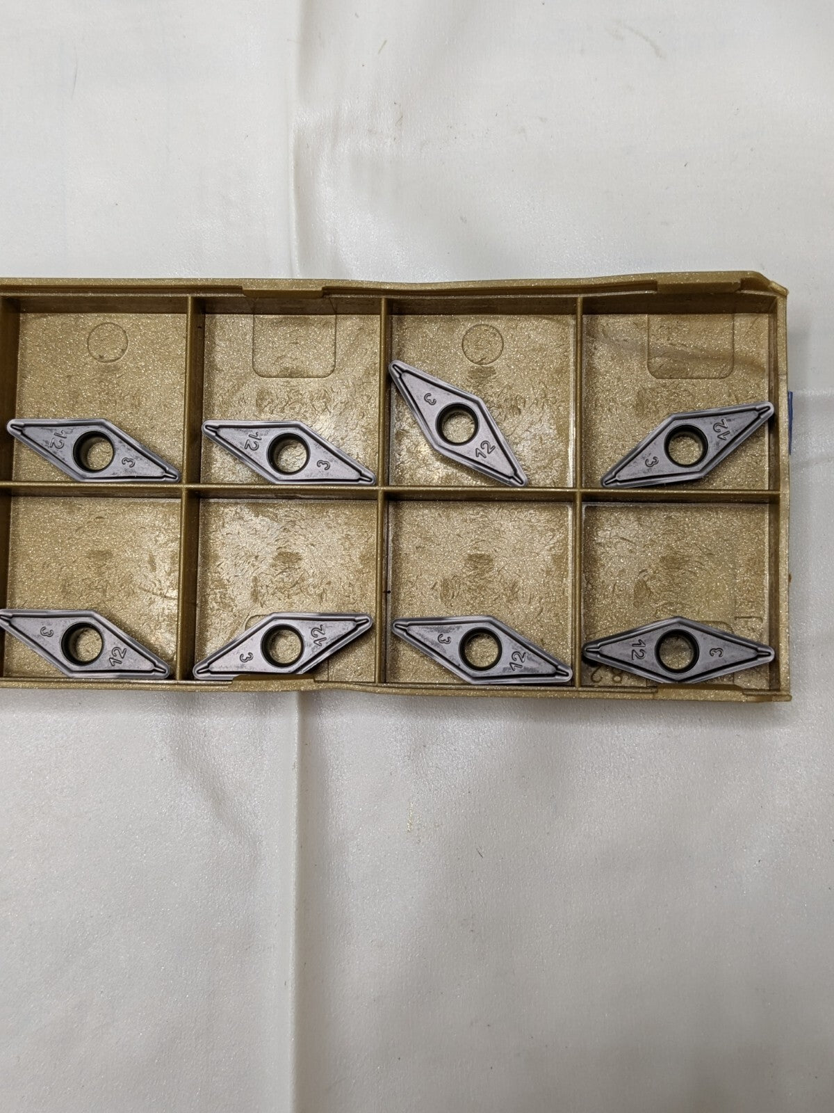 ISCAR Turning Insert: VCMT333SM IC807, Solid Carbide Qty 10 5550500
