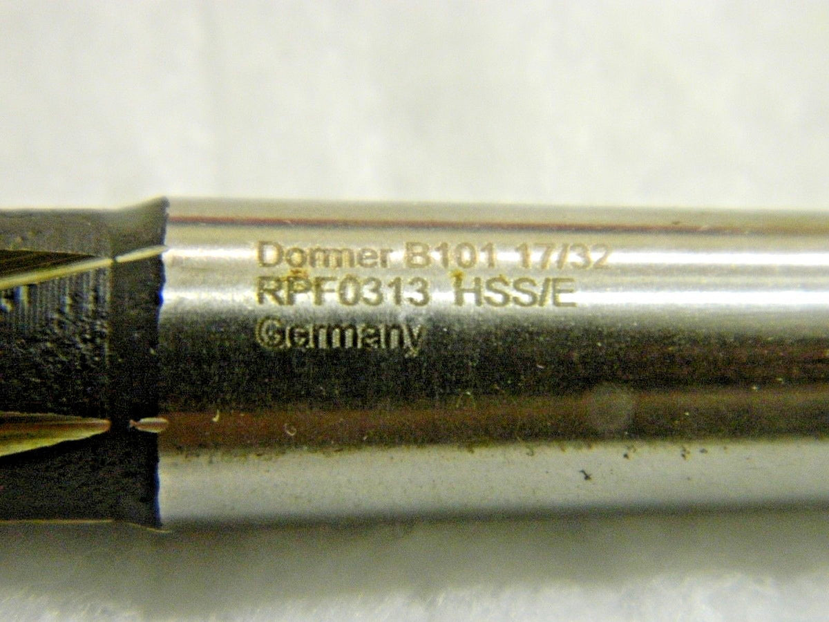 Dormer Machine Reamer HSS  B101 17/32" 7320760181270