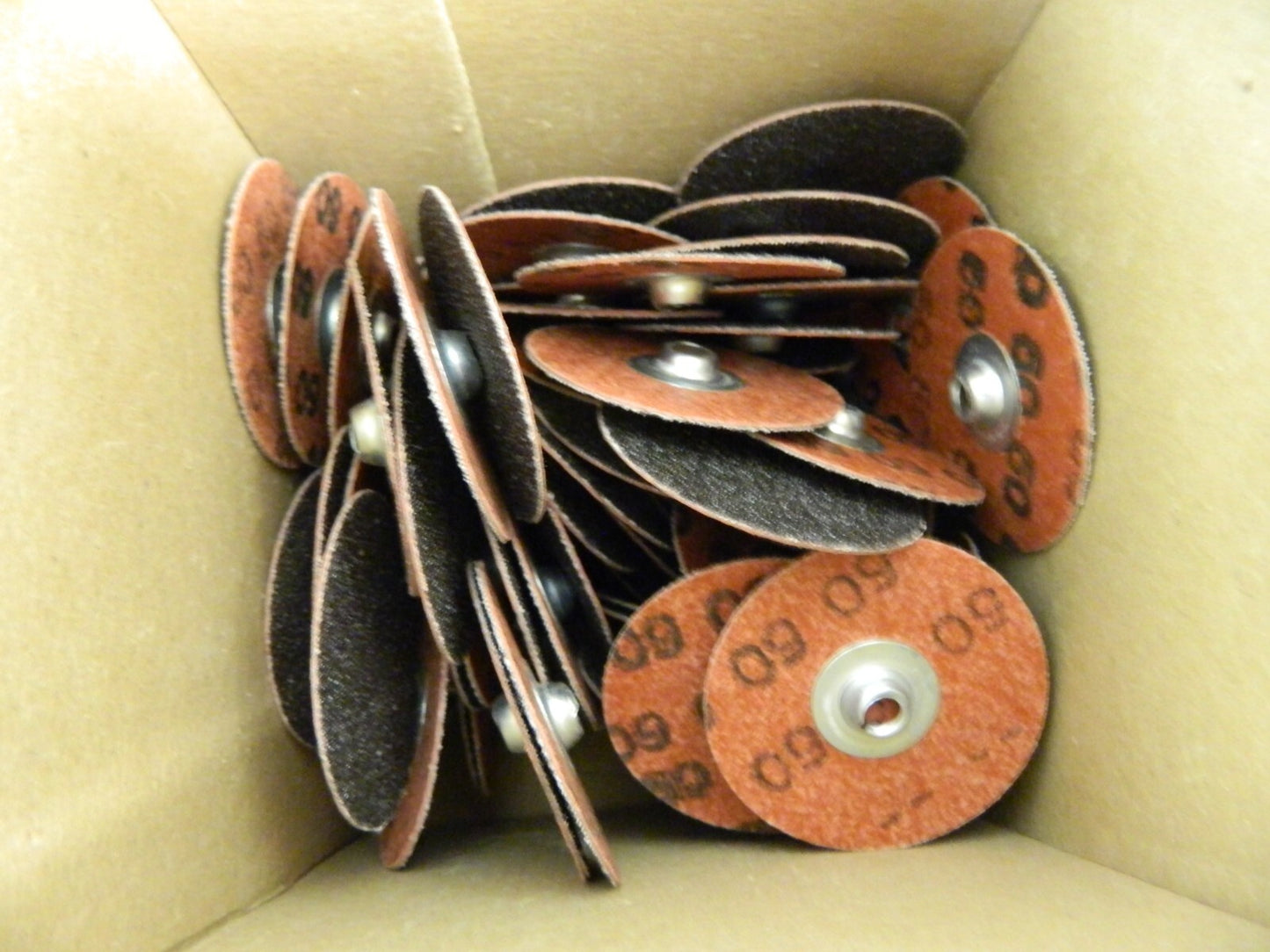 MERIT ABRASIVES Quick-Change Disc 100pcs: Power-Lock Type 2 50 Grit 69957399640