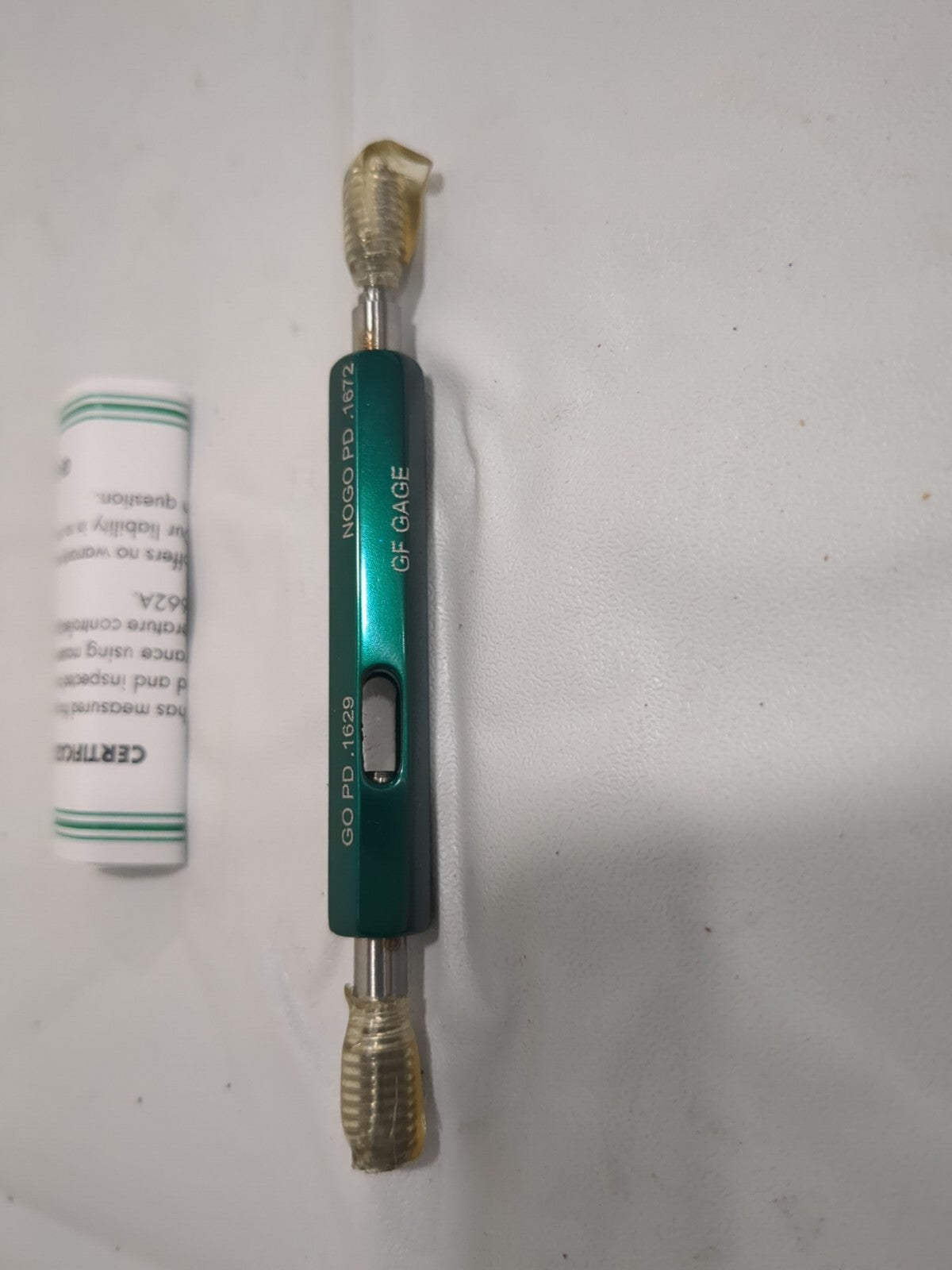 GF GAGE Plug Thread Gage #10-24 Thread 2B Class Double End W0190242BS