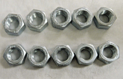 Hex Nuts 1-1/8" - 7 UNC x 1-11/16" W Grade 5 Qty 10  C712020