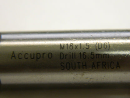 Accupro 7926462 M18 X 1.50" 4Fl D6 Vanadium High Speed Steel Spiral Point Tap