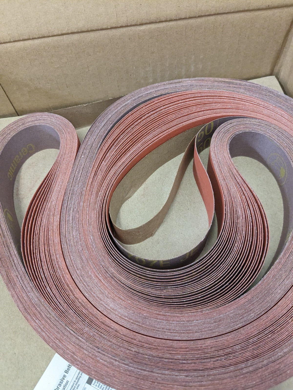 3M Cloth Belts 707E qty 50 1–1/4 X 84 P150 7010514650