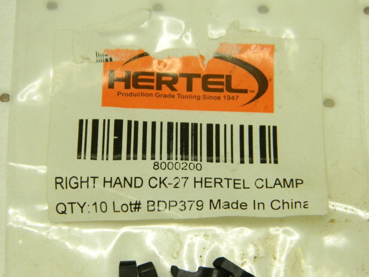 HERTEL Series HTS, CK Clamp for Indexables RH Cut, 1 High Qty 10 8000200