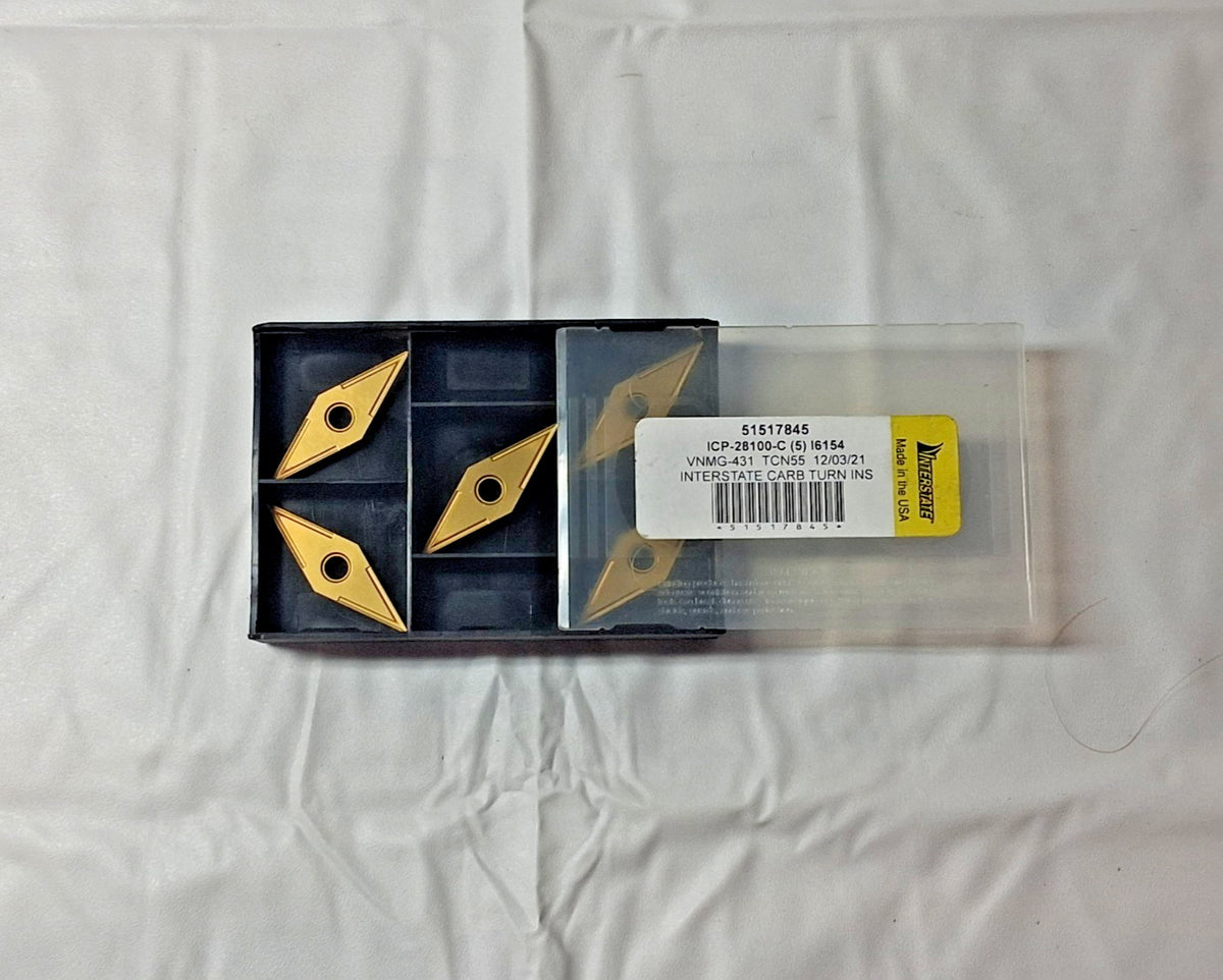 Interstate Carbide Turning Insert VNMG431 TCN55 Qty 5 51517845