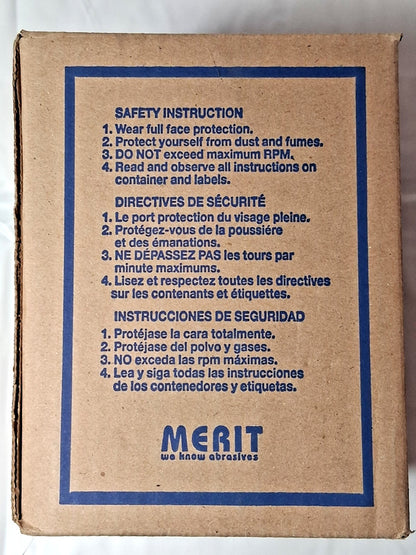 Merit Aluminum Oxide Mounted Flap Wheels 2" Dia 1" Face Width 89992