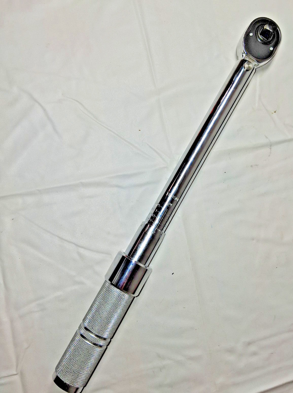 Proto Ratcheting Head Micrometer Torque Wrench 3/8" Drive 16-80 Ft/Lb J6006