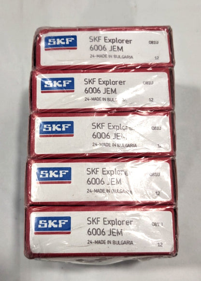 SKF Deep Groove Open Ball Bearing 55 x 30 x 13 MM   *QTY 5*   6006 JEM