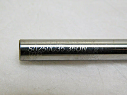 Carmex Carbide Mini Thread Mill No 8-36UN 0.13" Cut Diam 3FL S0250C3536UN