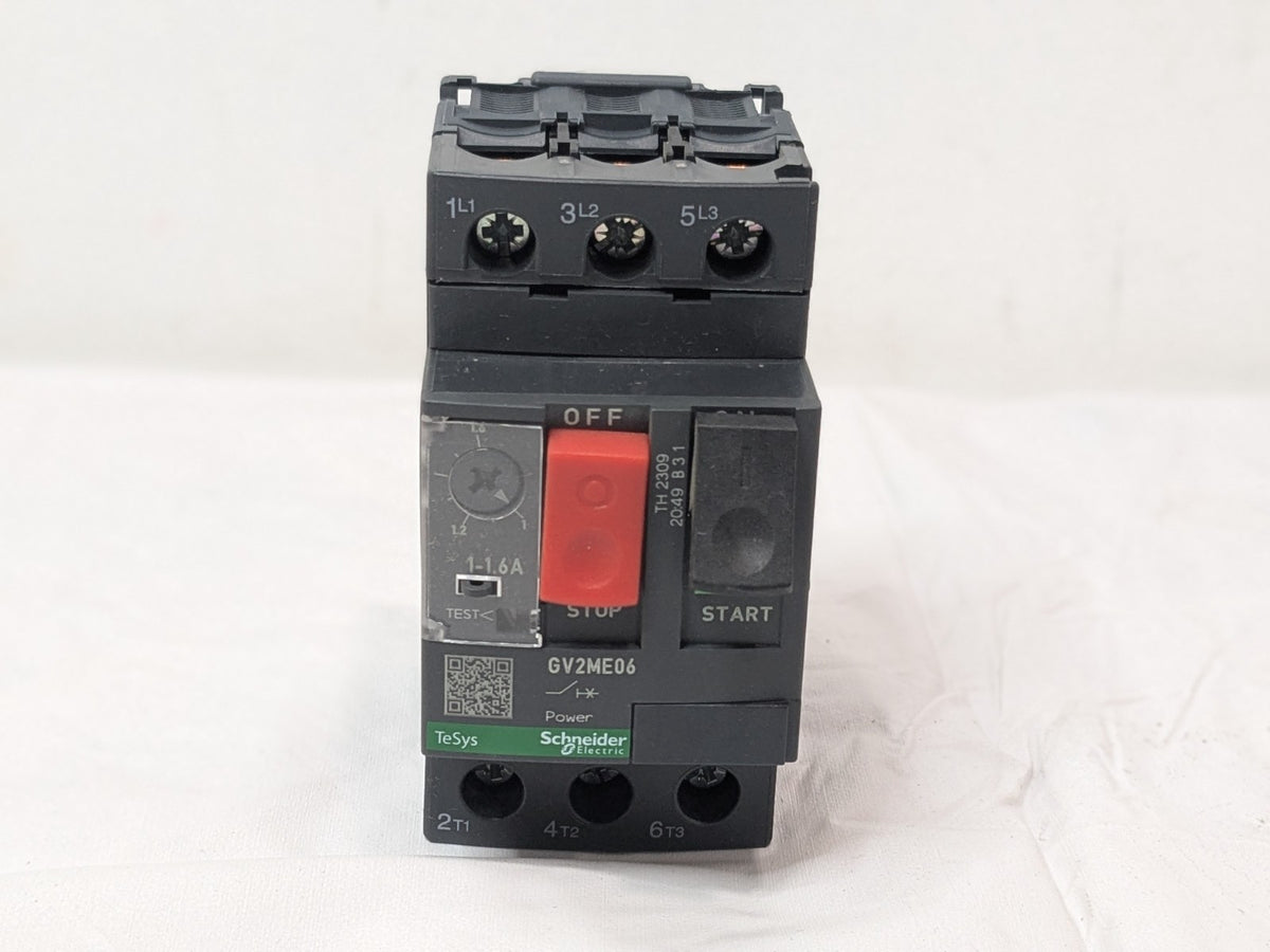Schneider Electric TeSys Motor Circuit Breaker 1-1.6A GV2ME06