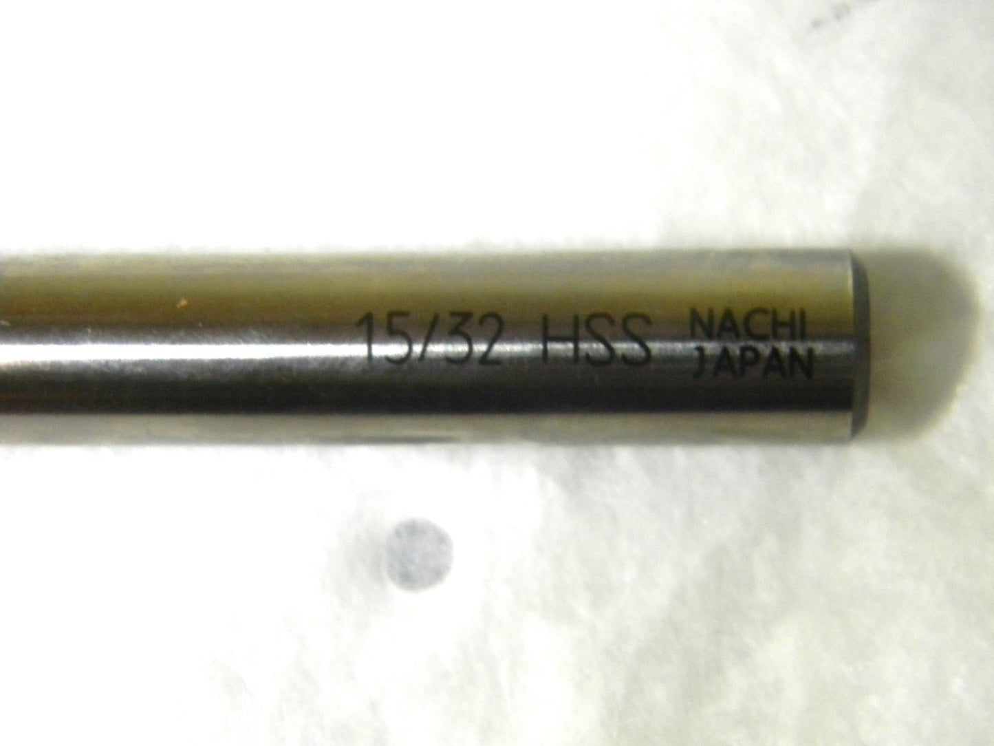 Nachi HSS XL Parabolic Drill 15/32 Dia Straight Shank 12 L 9" Fl Lgt L55115/32