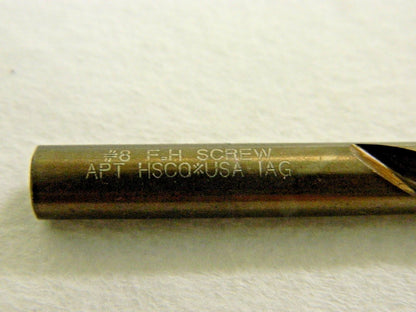 Michigan Drill Cobalt Standard Step Drill 82° Flat Head 372C 8