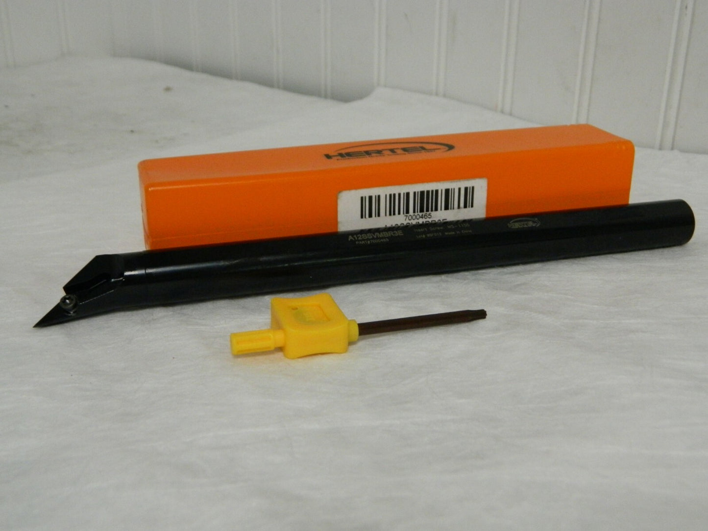 Hertel Indexable Boring Bar 1.286" Min Diam 3/4" Shank Diam Steel RH 700465