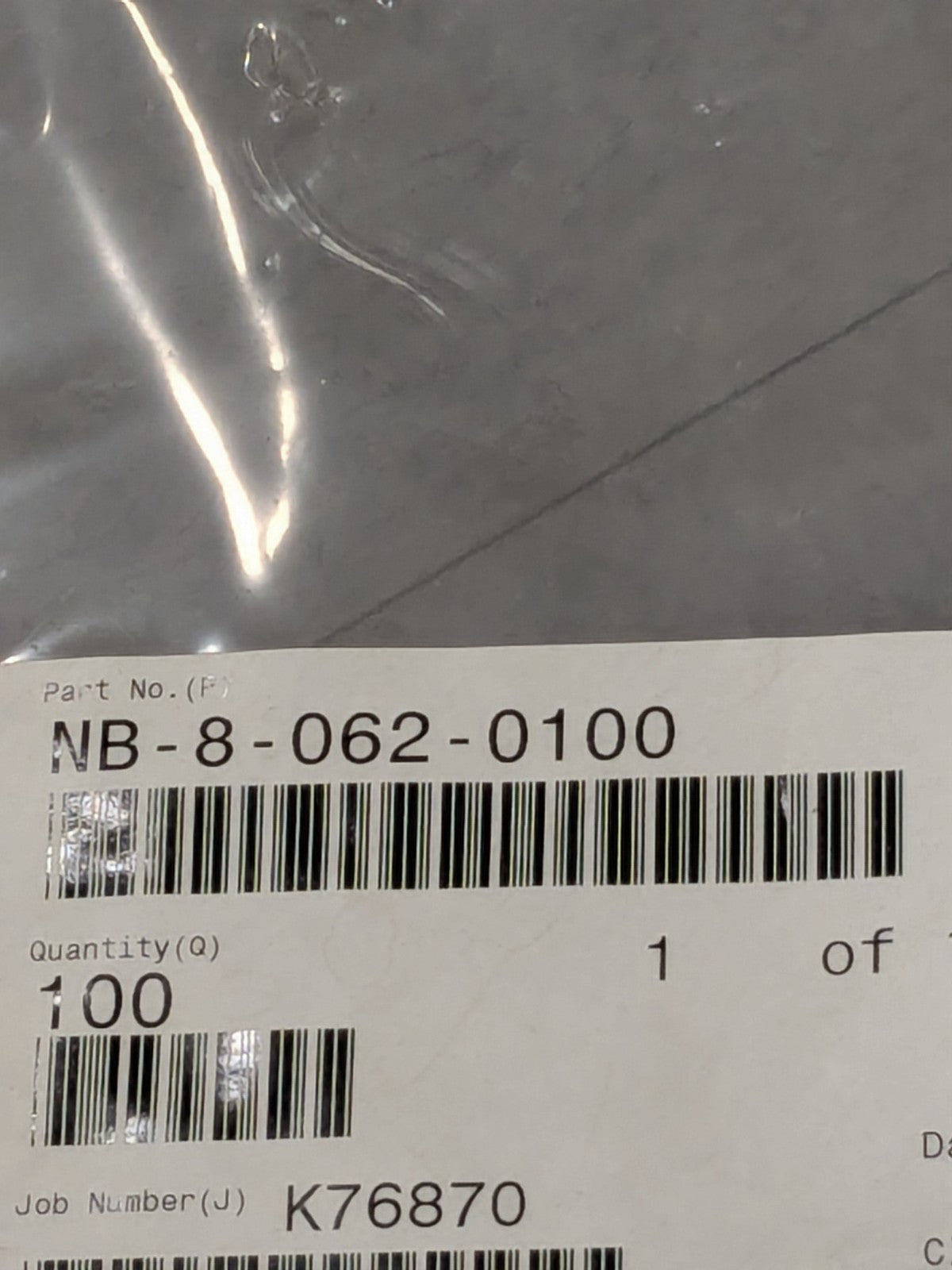 Parker Black Nylon Tubing 1/2" X .375" X 100' NB-8-062-0100