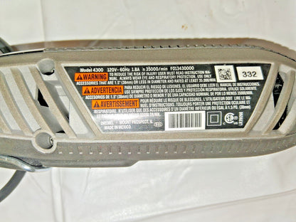 DREMEL Rotary Tool Kit 1.8 A Current Variable Speed 1/8 in Collet 4300-9/64